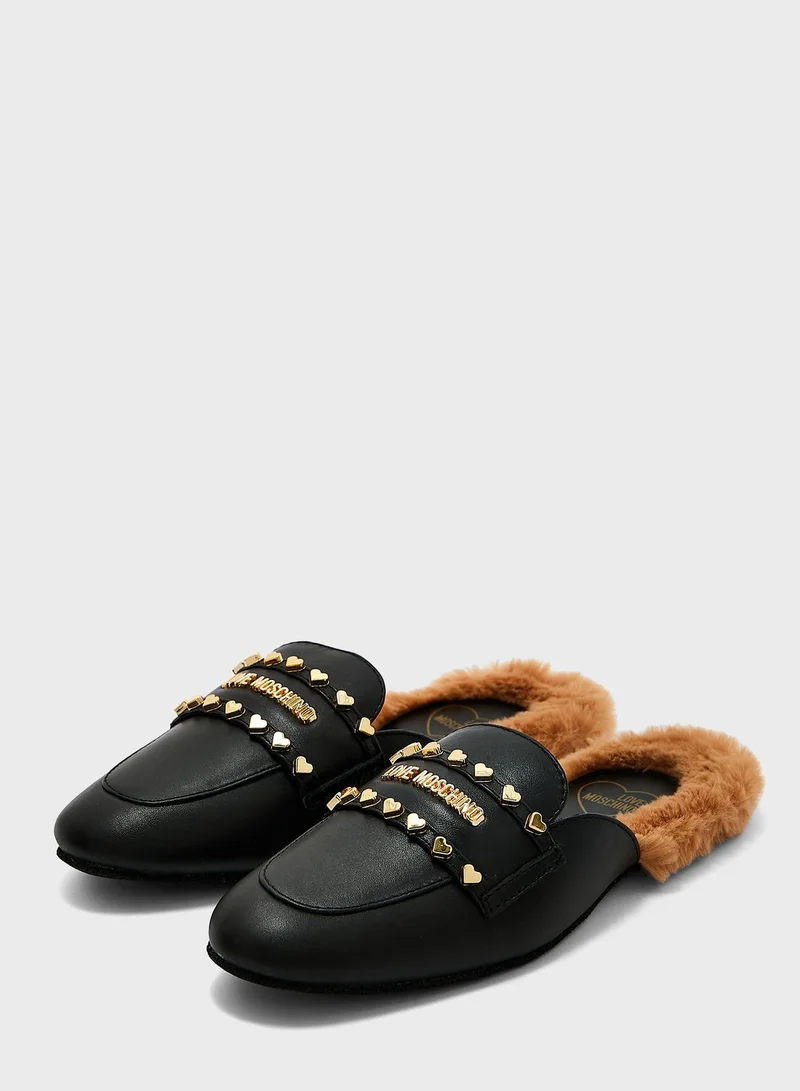 Love Moschino Love Slippers Espadrilles