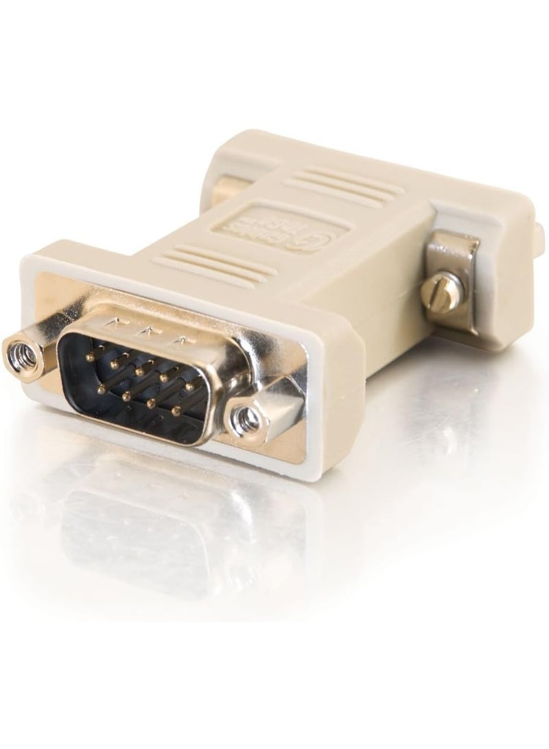 C2G محول مودم فارغ تسلسلي RS232 DB9 ذكر إلى DB9 أنثى C2G 08075، بيج - Image 3