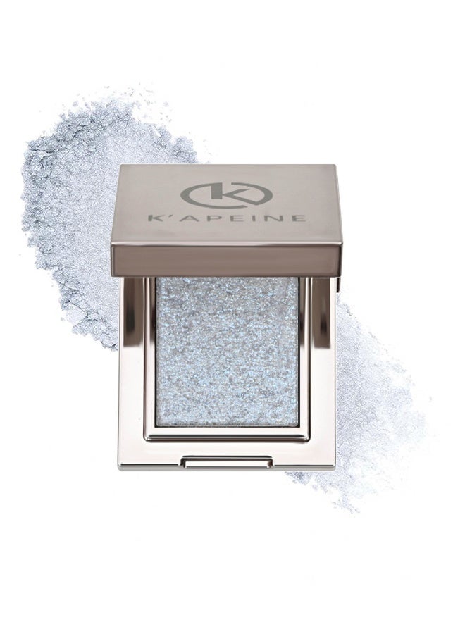 KAPEINE Single Glitter Eyeshadow, Silver Blue Highlighter Eyeshaow Super Shinny Metallic Eye Shade Waterproof Makeup Palette Sparkling Eyes Glitter for Everyday Stage Performance 05 - Image 1