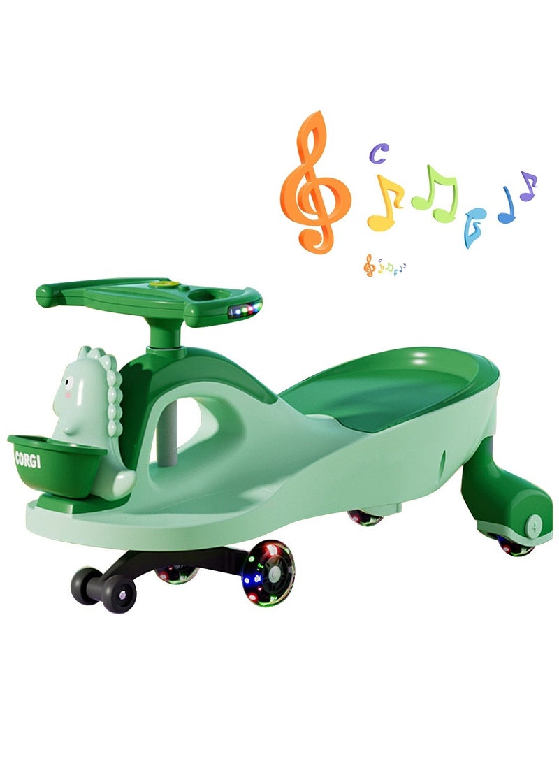 YES!TWOGO Ride on Push Car for Kids，Lightweight Balance Swing Car for Outdoor Indoor, with Silent Wheels and Storage Basket, for 1-6 Years Boys and Girls  - Image 1