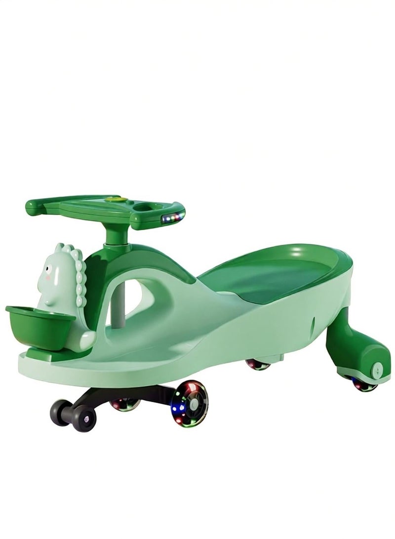 Ride on Push Car for Kids，Lightweight Balance Swing Car for Outdoor Indoor, with Silent Wheels and Storage Basket, for 2-4 Years Boys and Girls - Image 1