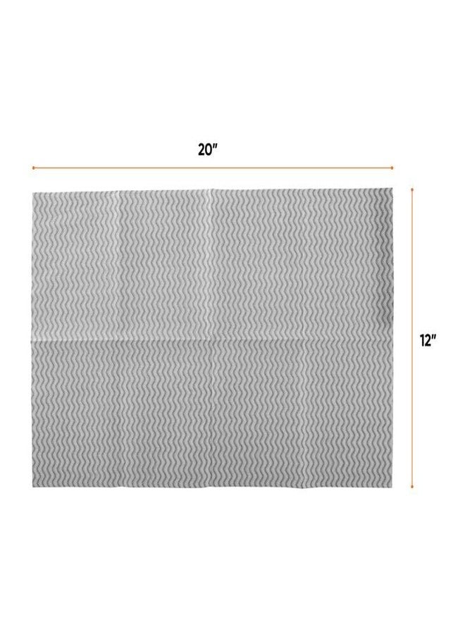 Superio Handy Wipes For Kitchen Multi-Purpose Heavy-Duty Reusable Cleaning cloth for house, Bathroom, and office. Disposable Dish Towel (15 Grey - Image 2
