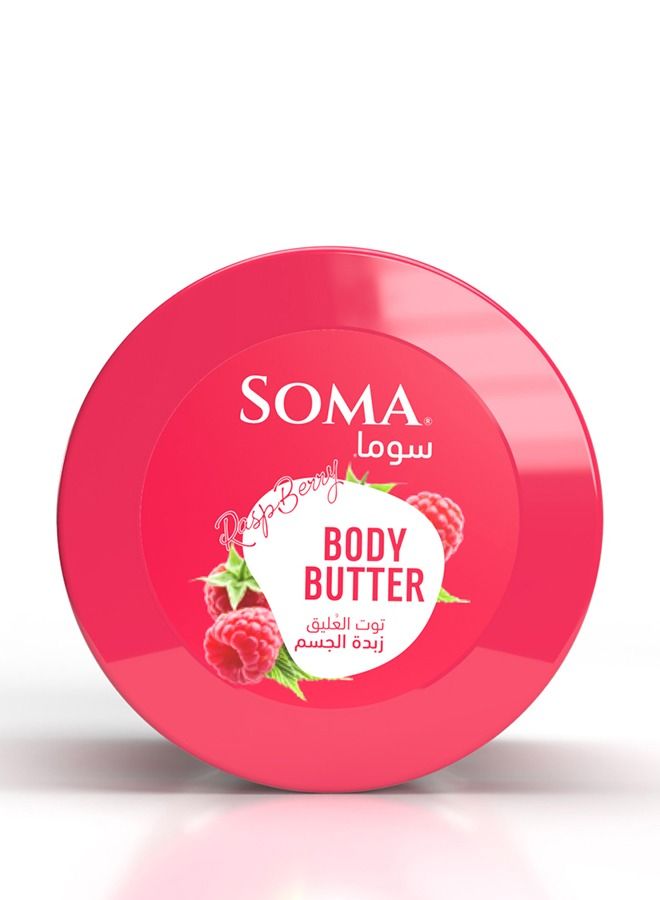SOMA Body Butter Raspberry 350gm - Image 2