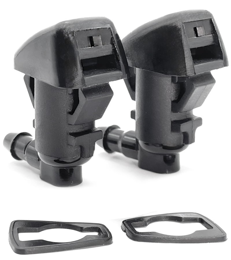 Click&Fit Front Windshield Washer Nozzles replacement for Dodge Nitro 20072012 Jeep Commander 20062010 Wiper washer sprayers replaces 55157319AA 4806312AA by ClickFit 2pcs kit - Image 3
