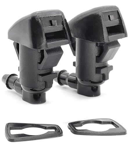 Click&Fit Front Windshield Washer Nozzles replacement for Dodge Nitro 20072012 Jeep Commander 20062010 Wiper washer sprayers replaces 55157319AA 4806312AA by ClickFit 2pcs kit - Image 1