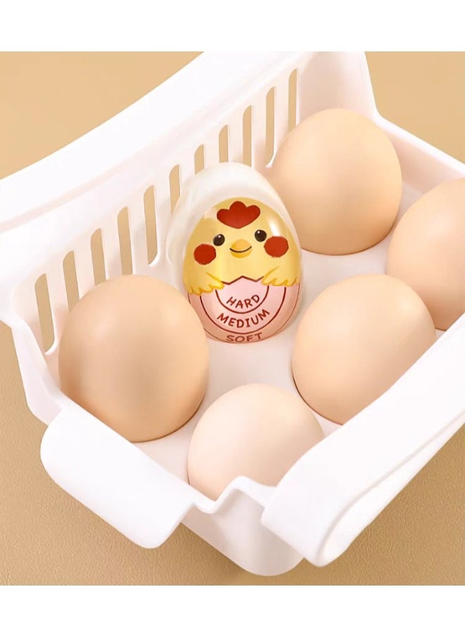 ShebSheb Egg Timer for Boiling Eggs,Color Changing Indicator in Water for Soft, Medium and Hard Eggs  - Image 4