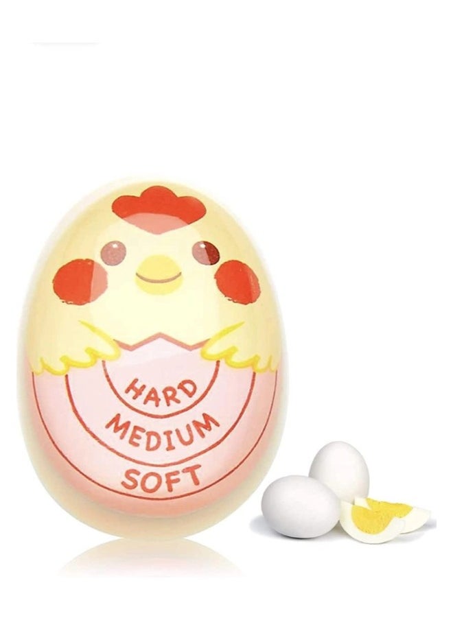 ShebSheb Egg Timer for Boiling Eggs,Color Changing Indicator in Water for Soft, Medium and Hard Eggs  - Image 1