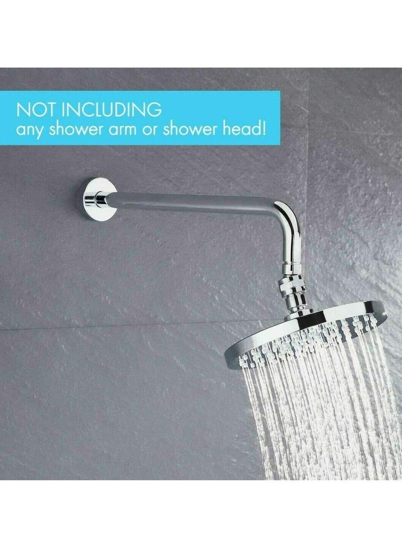 Shower head swivel ball adapter, brass chrome plated shower arm angle adjustable swivel, bathroom accessories, adapter - Image 5