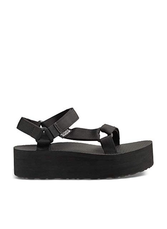 Teva Women's Flatform Universal Platform Sandal, Black, 5 M US - Image 1