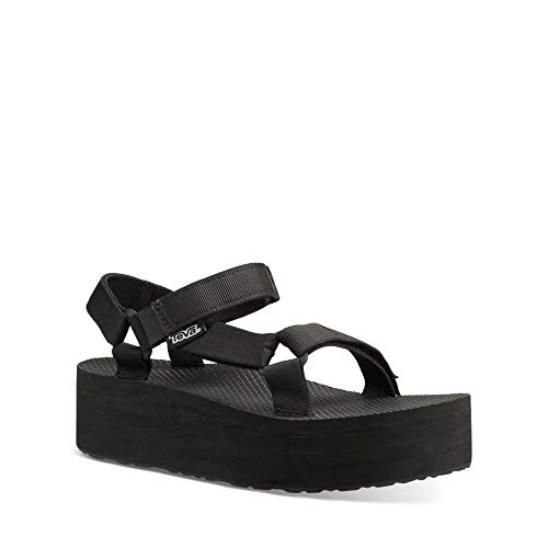 Teva Women's Flatform Universal Platform Sandal, Black, 5 M US - Image 2