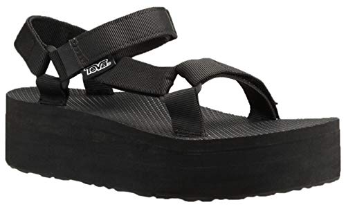 Teva Women's Flatform Universal Platform Sandal, Black, 5 M US - Image 4