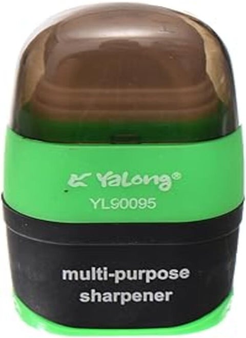 Yalong YL-82_YL90059 Bundle Of Eraser With Double-Eye Pencil Sharpener Suitable For classroom, Homeschooling, And Individual Study Environments