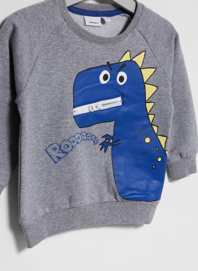 NAME IT Little Dinosaur Sweatshirt