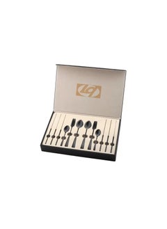 MODERN HOME Set of forks and spoons, 24 pcs, stainless steel, titanium coating DA141C023-TBS  - Image 3
