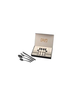 MODERN HOME Set of forks and spoons, 24 pcs, stainless steel, titanium coating DA141C023-TBS  - Image 1