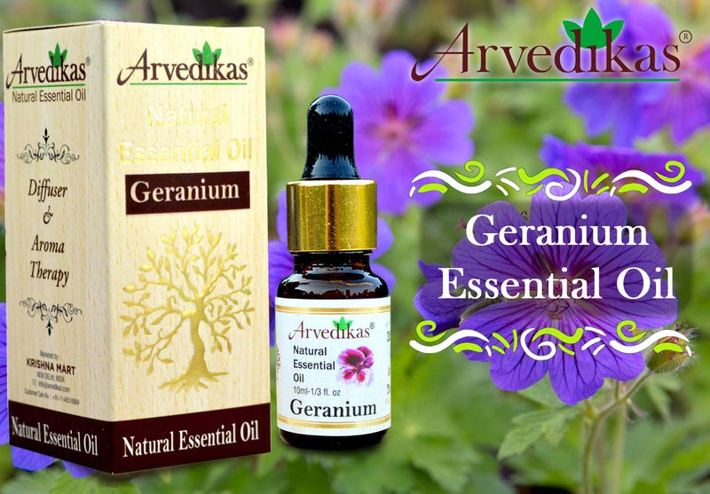 Arvedikas Geranium Essential Oil, 10 Ml - Image 4
