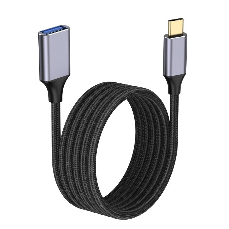 Pastall USB Female to C Male Cable(1M/3.3 Ft),Type-C Adapter,USB C to USB 3.0 Adapter,C Female to A Male for Phone/Laptop/Tablet/Switch USB-C Device - Image 1