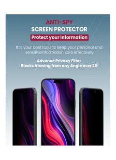 Moxedo Moxedo Ultra Shield Tempered Glass Screen Protector Privacy 9H Hardness Full Coverage Anti-Spy Protection with Auto-Align Easy Applicator Compatible for iPhone 15 Plus 6.7 inch  - Image 2