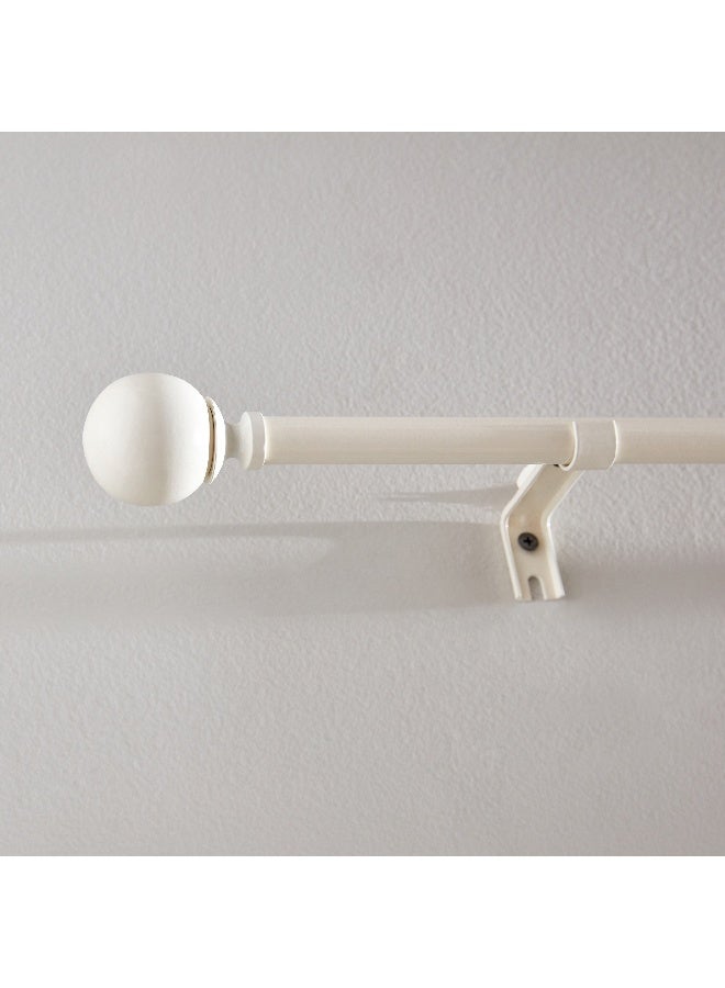 Home Box Berg Extendable Curtain Rod with Round Finial 320 x 1.6 cm - Image 1