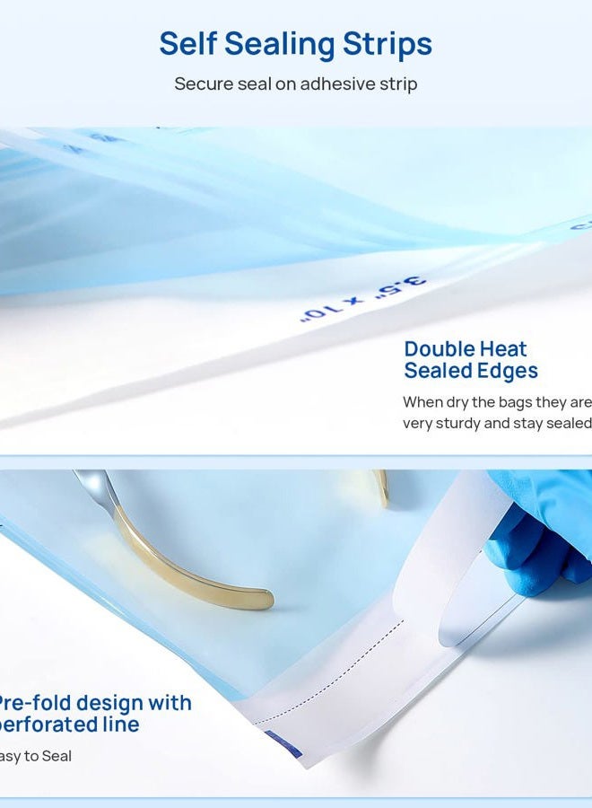 JMU Self Sealing Sterilization Pouches 2.25" x 5" 24100101 200 - Image 2