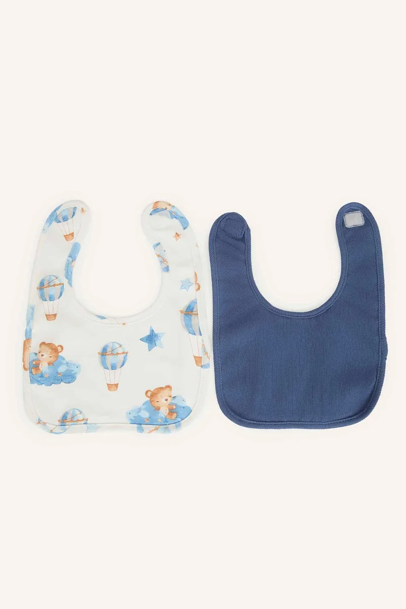 ديفاكتو Baby Boy Patterned Waterproof Lined Bib