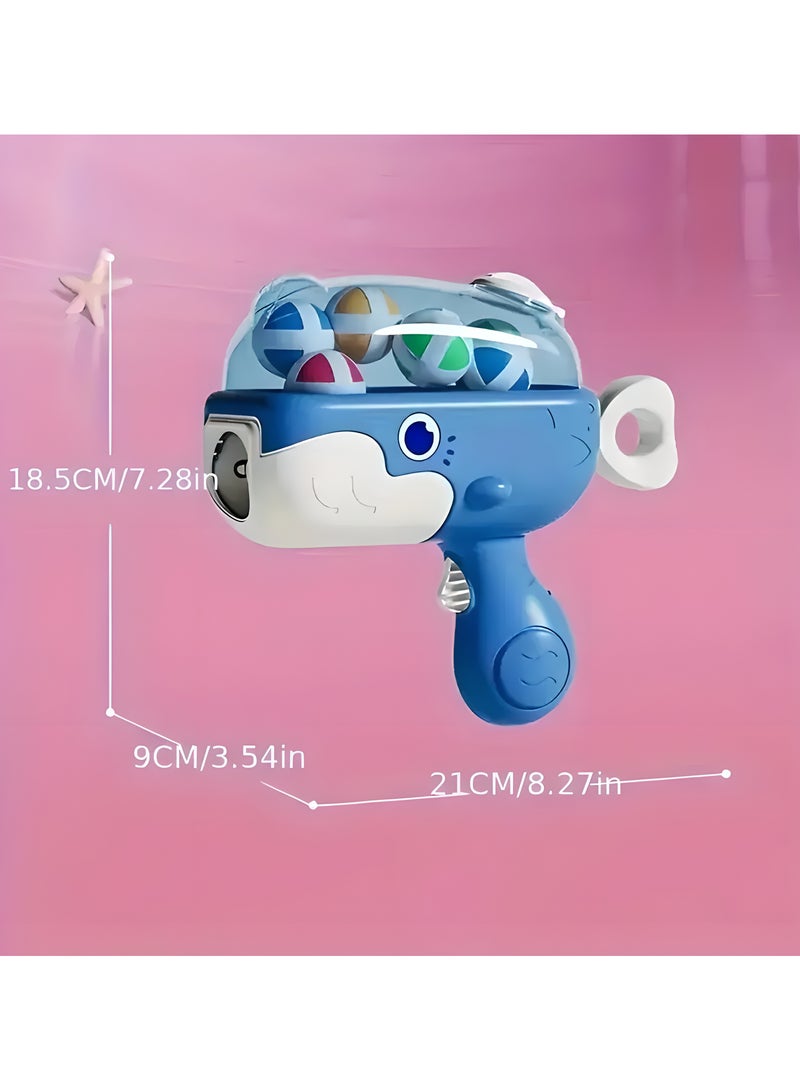 LIXADA Whale Sticky Ball Shooting Toy Set, Featuring a Whale Target, Interactive Throwing Balls for Indoor And Outdoor Party Activities, a Perfect Gift for Birthdays or Special Festival (Sticky ball random) - Image 2