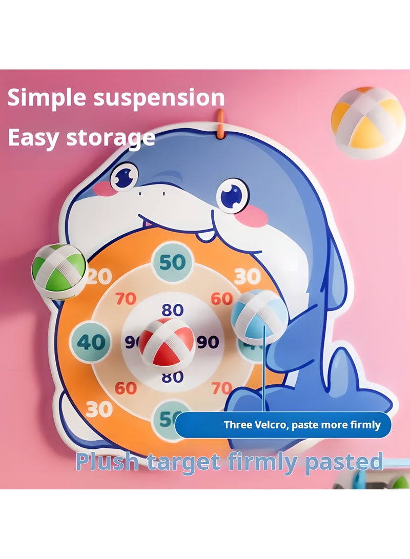 LIXADA Whale Sticky Ball Shooting Toy Set, Featuring a Whale Target, Interactive Throwing Balls for Indoor And Outdoor Party Activities, a Perfect Gift for Birthdays or Special Festival (Sticky ball random) - Image 4