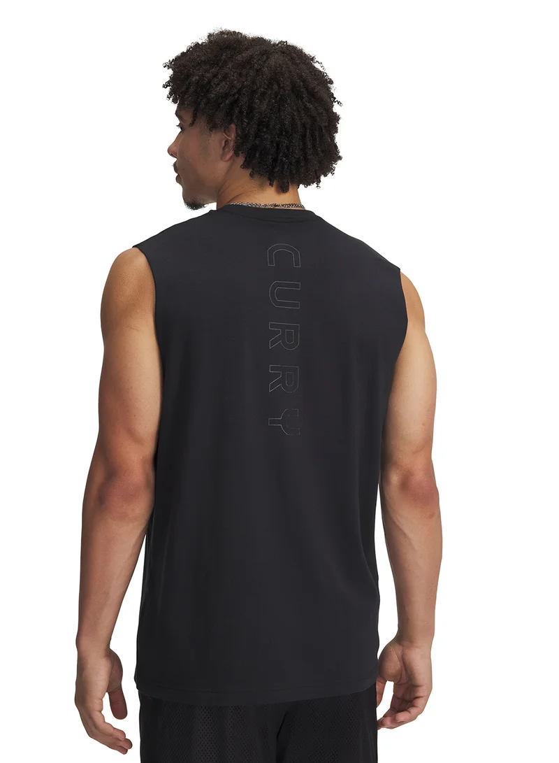 اندر ارمر Curry Logo T-Shirt