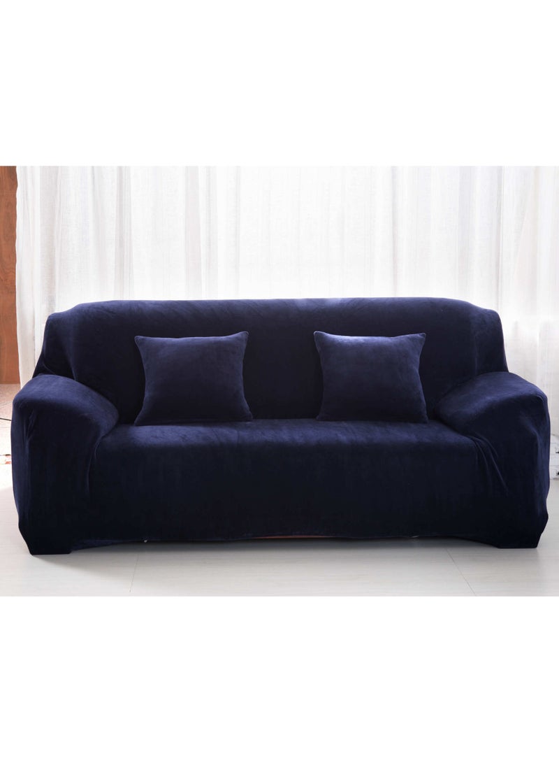 KUYING New Elastic Plush All Inclusive Thickened Full Cover Sofa Cover 
