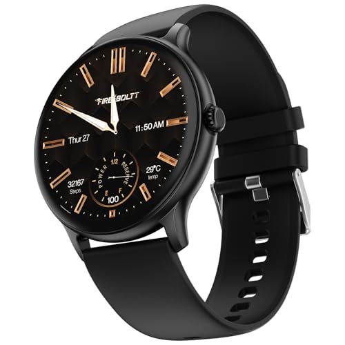 Fire-Boltt FireBoltt Phoenix Pro 353mm 139 inch Bluetooth Calling Smart Watch AI Voice Assistant Metal Body with 120 Sports Modes SpO2 Heart Rate Monitoring Black - Image 1