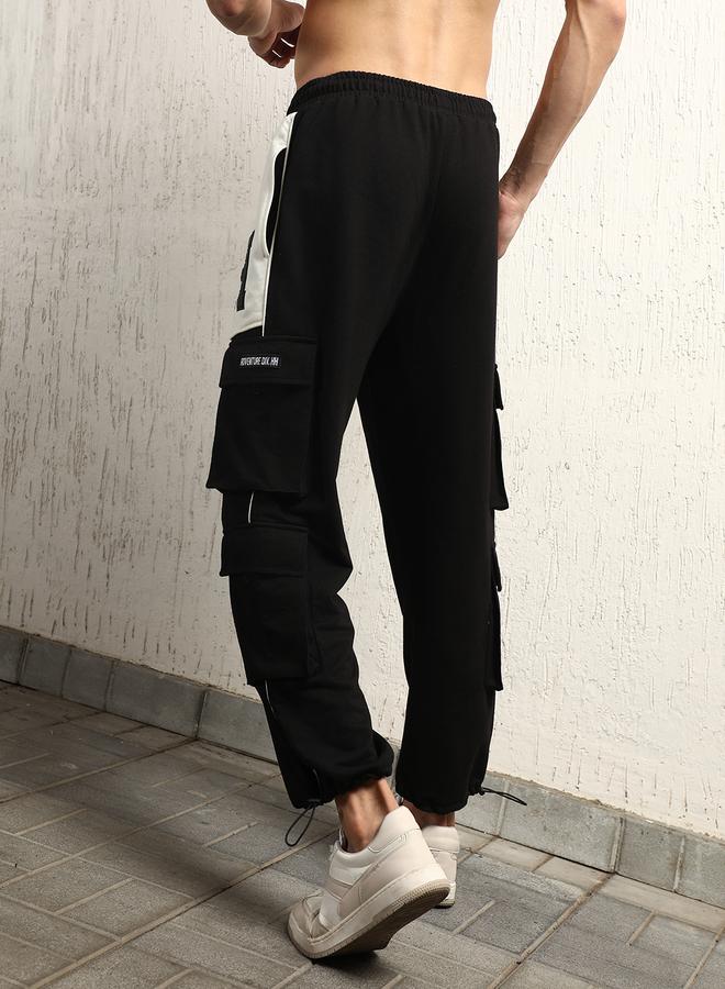 Hubberholme Contrast Front Pocket Cargo Pants by Styli  - Image 2