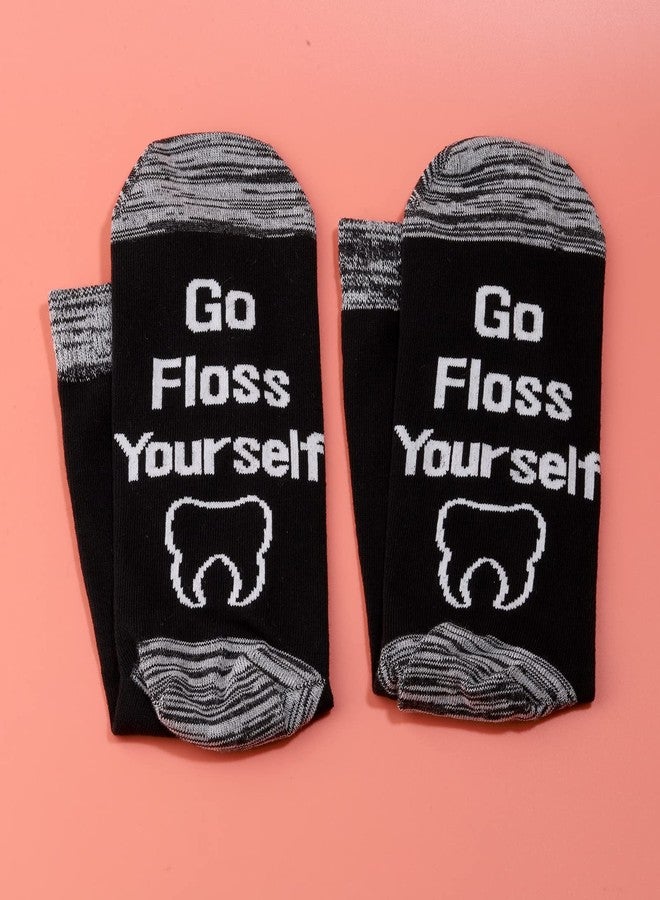 ليفلو جوارب LEVLO المضحكة لأطباء الأسنان، هدايا لمساعدي أطباء الأسنان ومساعدي أخصائيي صحة الأسنان (زوجان/مجموعة - منتصف الساق - 1) - Image 5