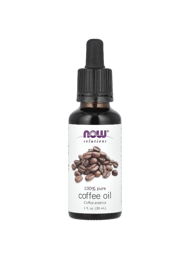 Now Foods NOW Foods, Solutions, Coffee Oil, 1 fl oz (30 ml)  - Image 1