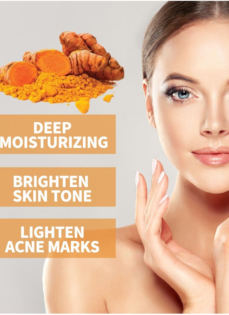 West&Month - Turmeric Dark Spot Corrector Serum, Turmeric Repair Face Serum, Bright Skin Dark Spot Corrector Face Whitening Serum, Hydrate Dull & Dry Skin (30ML) - Image 1