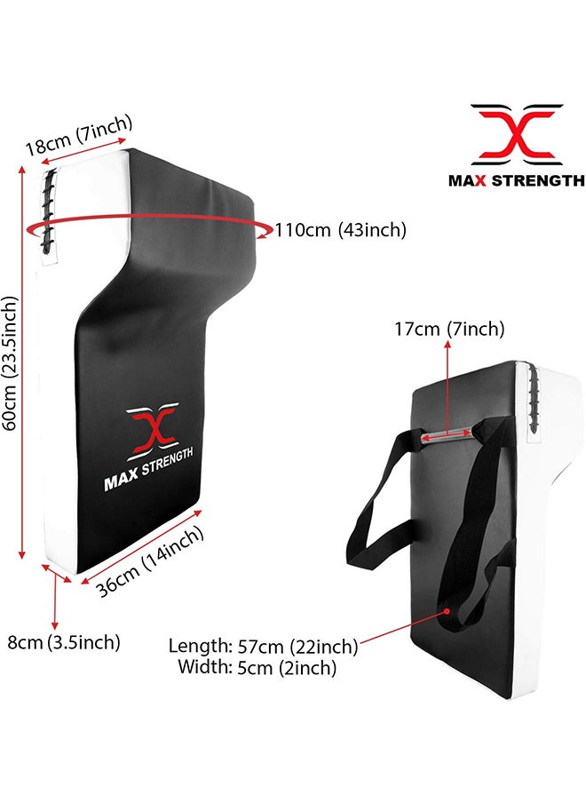 Max Strength Strength Rugby Shield Kickboxing Punching Boxing Workout Pad  - Image 2