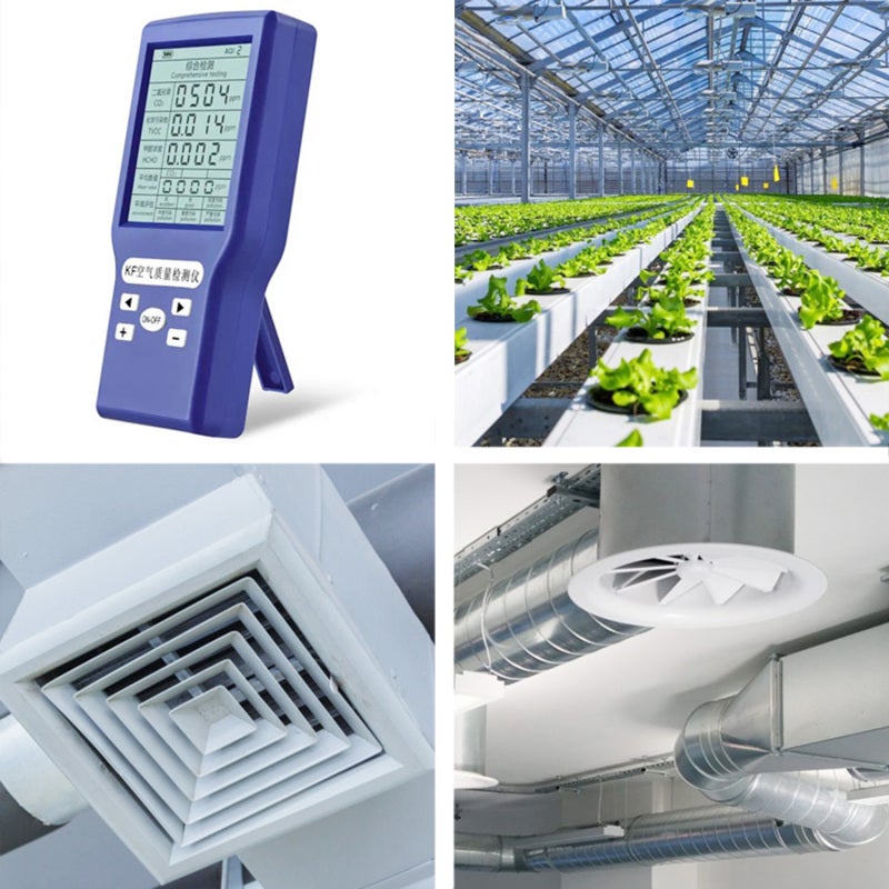 Carbon Dioxide Sensor: Silver, Gold-Plated Gas Chamber, Waterproof, Corrosion-Resistant - High Sensitivity, Low Power Consumption Air Quality Monitor for Indoor Outdoor Environmental Monitoring - Image 3