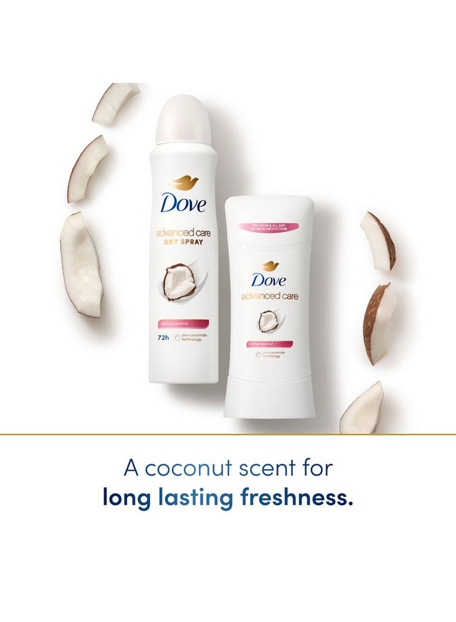 Unilever Dove Advanced Care Antiperspirant Deodorant Dry Spray Caring Coconut To Help Your Skin Barrier Repair After Shaving 72Hour Odor Control And All-Day Sweat Protection For Soft, Resilient Underarms 3.8Oz - Image 2