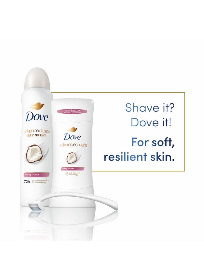 Unilever Dove Advanced Care Antiperspirant Deodorant Dry Spray Caring Coconut To Help Your Skin Barrier Repair After Shaving 72Hour Odor Control And All-Day Sweat Protection For Soft, Resilient Underarms 3.8Oz - Image 3