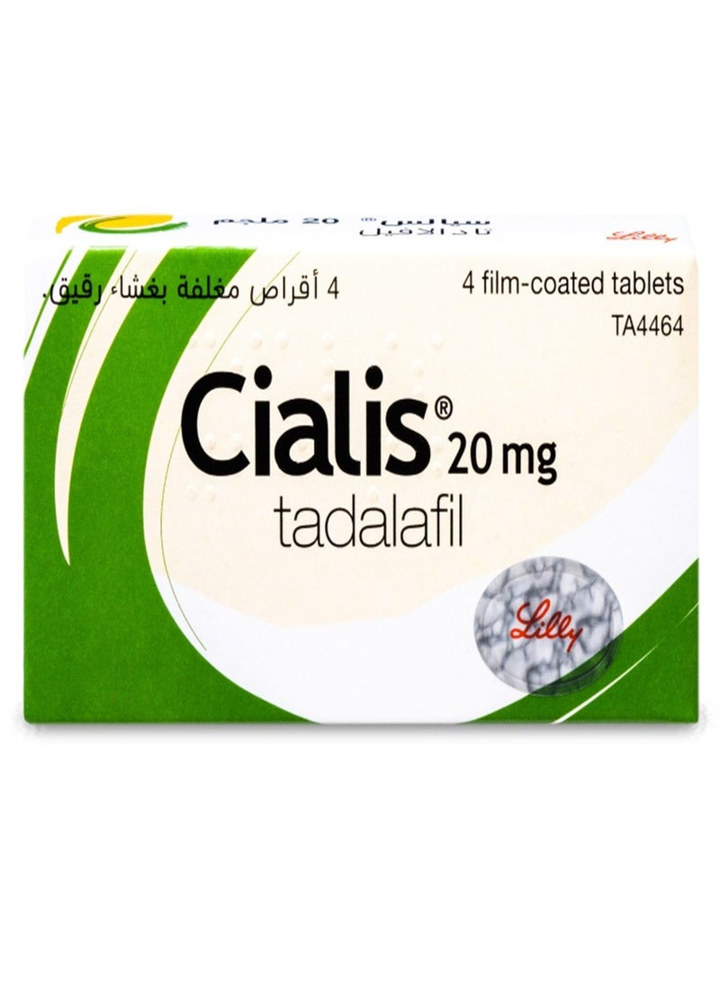 Cialis 20 mg Tablet 4pcs