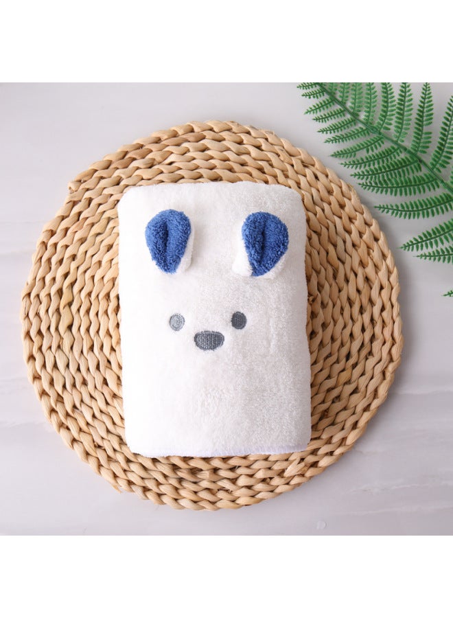 Cartoon Bear Shape Towel Coral Fleece Absorbent Bear Towel Hand Gift Shop Wedding Gift