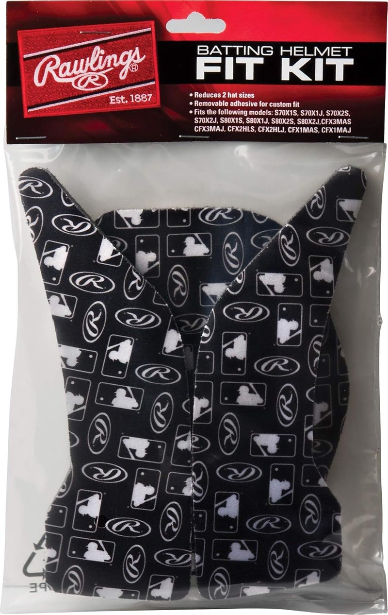 Rawlings CFXFK Coolflo Fit Kit for Batting Helmets , Black - Image 1