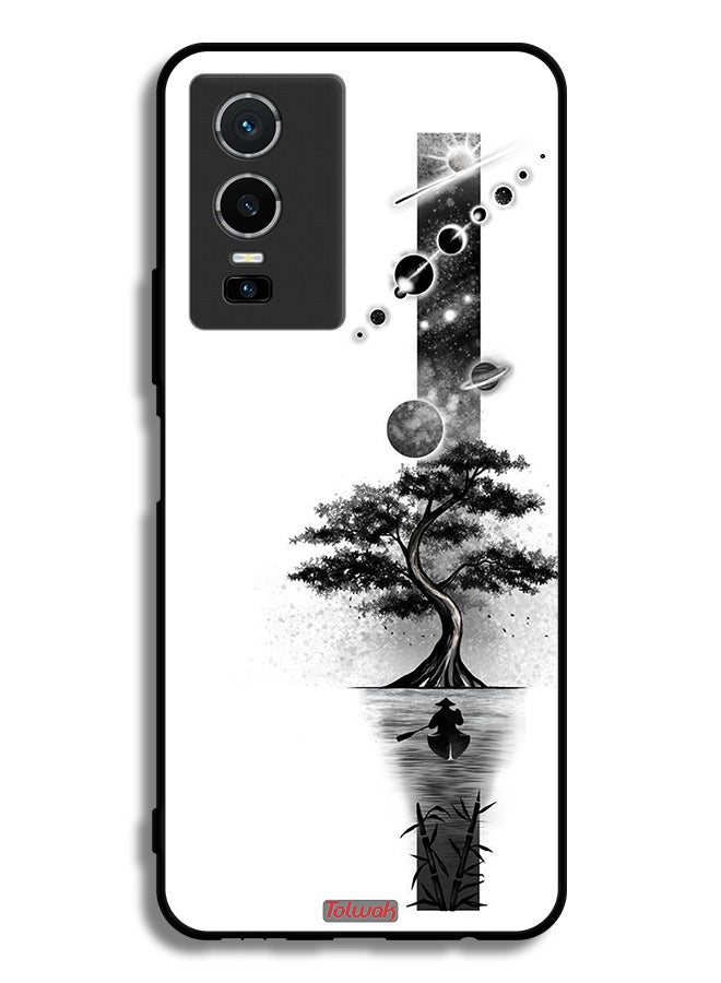 Tolwak Vivo Y76 5G Protective Case Cover Earth Space Art - Image 2