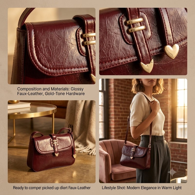 KANAZ-Women's Crossbody Bag with Classic Elegant Design - Image 2