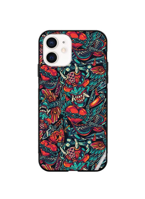 Protective Case Cover For Apple iPhone 11 Devil Design Multicolour