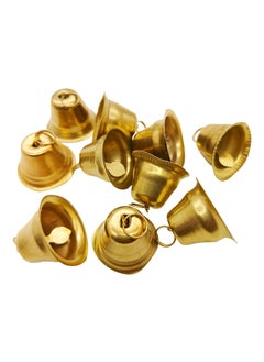 RESONANT CRAFT RESONANT CRAFT Golden Metal Bells for DIY Hobby Crafts and Festive Decoration Golden 25 Cm Set of 30 pcs 