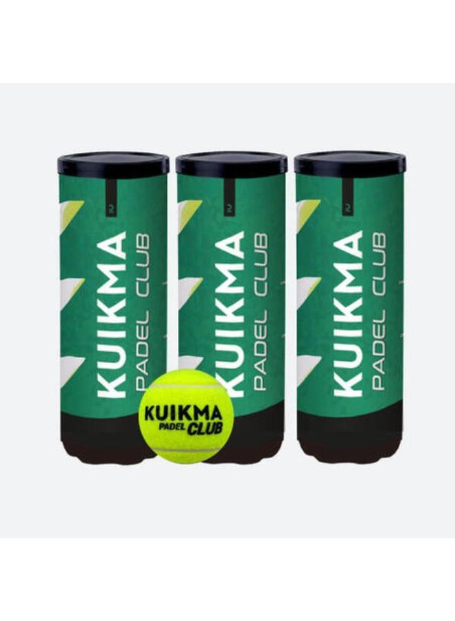 KUIKMA Padel Pressurised Tri-Pack PB Club - Image 1