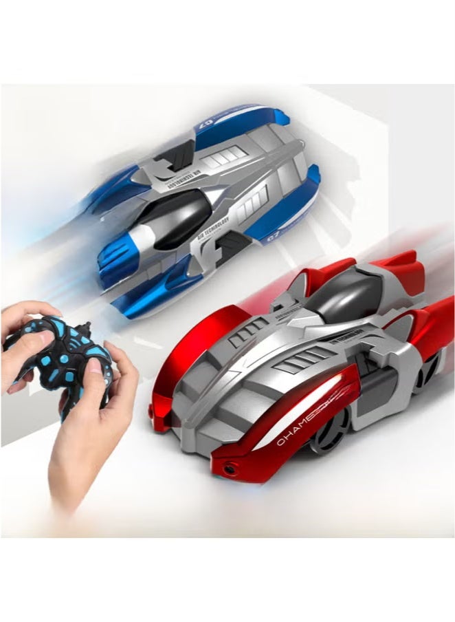 Chameleon Remote Control Stunt Car Light-chasing Wall-climbing Car Infrared Induction Racing Watch Remote Control Car Children's Toy Car-Color:Remote Control Climbing Car Red - Image 3