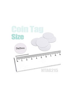 Excefore NFC 215 Cards, NTAG215 NFC Round Cards NFC 215 Card Tag Compatible with TagMo and Amiibo and NFC Enabled Mobile Phones and Devices, Round 25 mm, 25 Pieces  - Image 2
