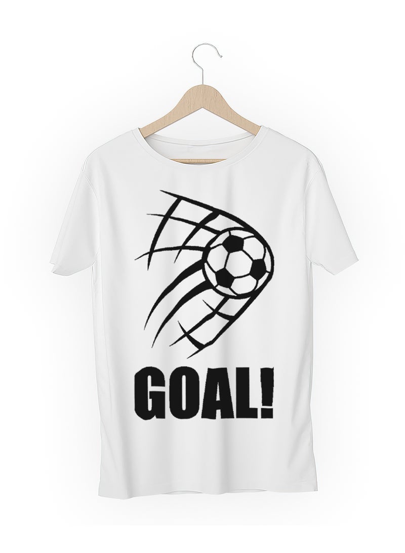 Fashion World Cotton T-shirt Printed with High-quality FOOTBALL - Image 3