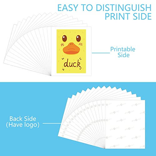 HTVRONT ورق السوبليماشن HTVRONT 8.5 × 11 بوصة - 150 ورقة 105 جرام ممتاز لإطلاق الحبر ورق نقل السوبليماشن للأكواب، الأكواب، القمصان - Image 3